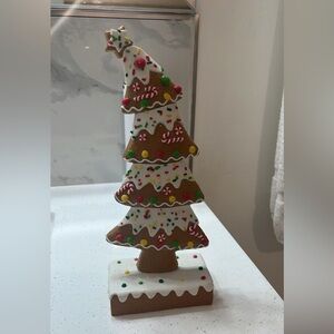 Whimsical Gingerbread Tree with Candy Accents